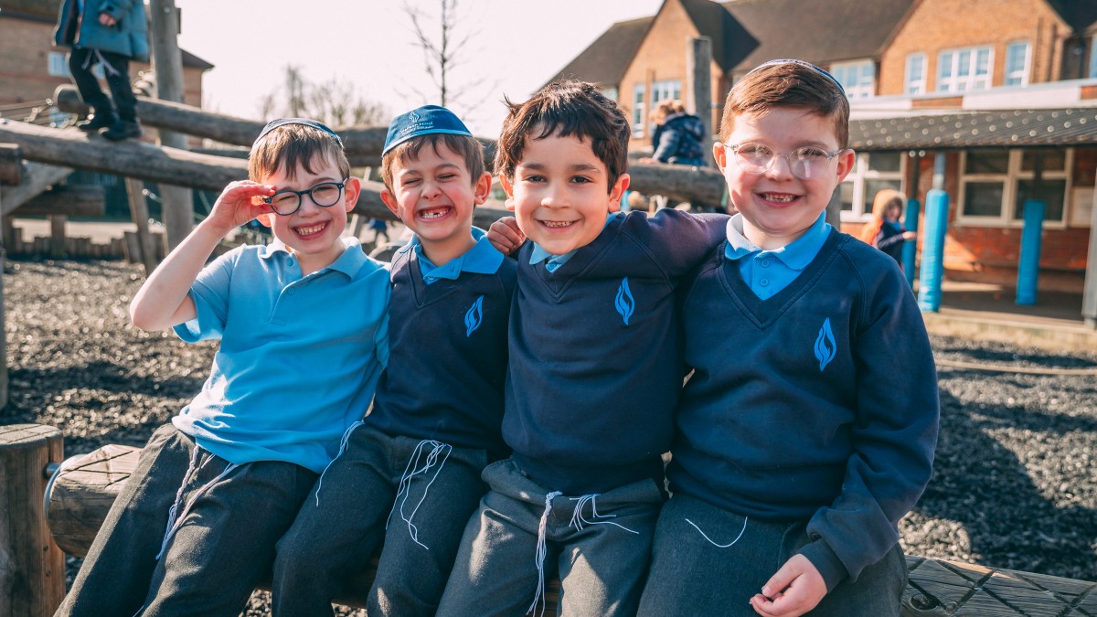 Pupils at Wolfson Hillel